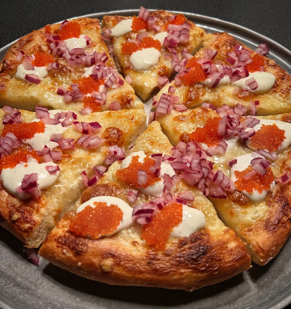 pizza bianca Västerbottensost®