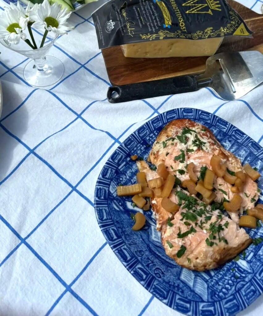 Fish taco,gurkslaw Västerbottensost®